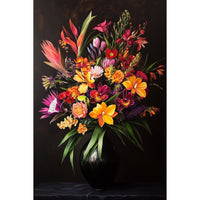 Thumbnail for Black Background Flower Canvas