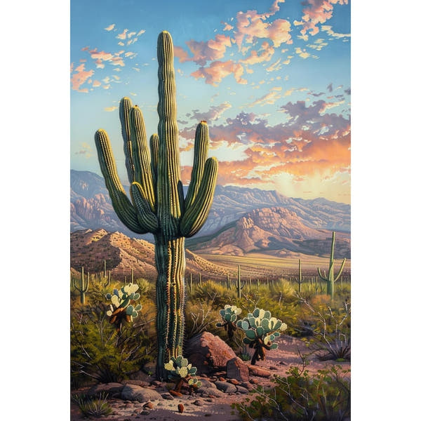 Saguaro Cactus canvas