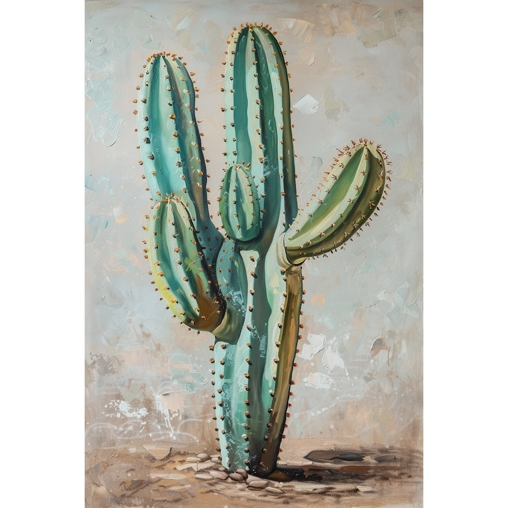 Acrylic Cactus canvas