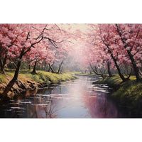 Thumbnail for Canvas of Cherry Blossom Trees