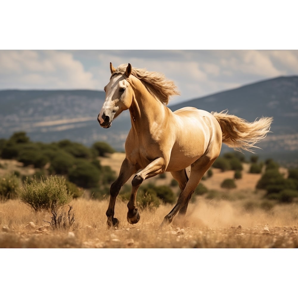 Running Horse Canvas