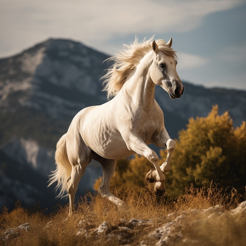 White Horse Painting