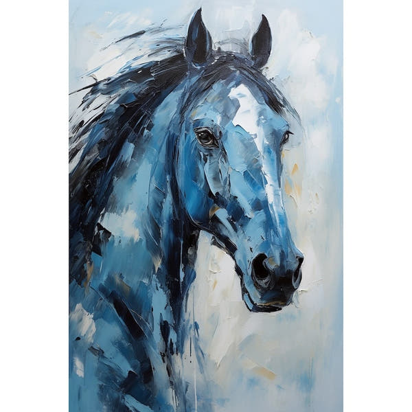 Blue Horse Canvas