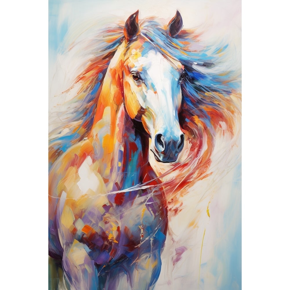 Horse Canvas Abstract Art