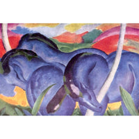 Thumbnail for Blue Horses Canvas Franz Marc