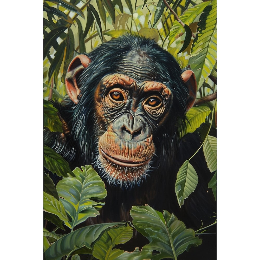 Chimpanzee Canvas