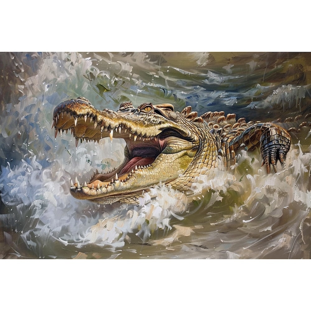 Crocodile Canvas