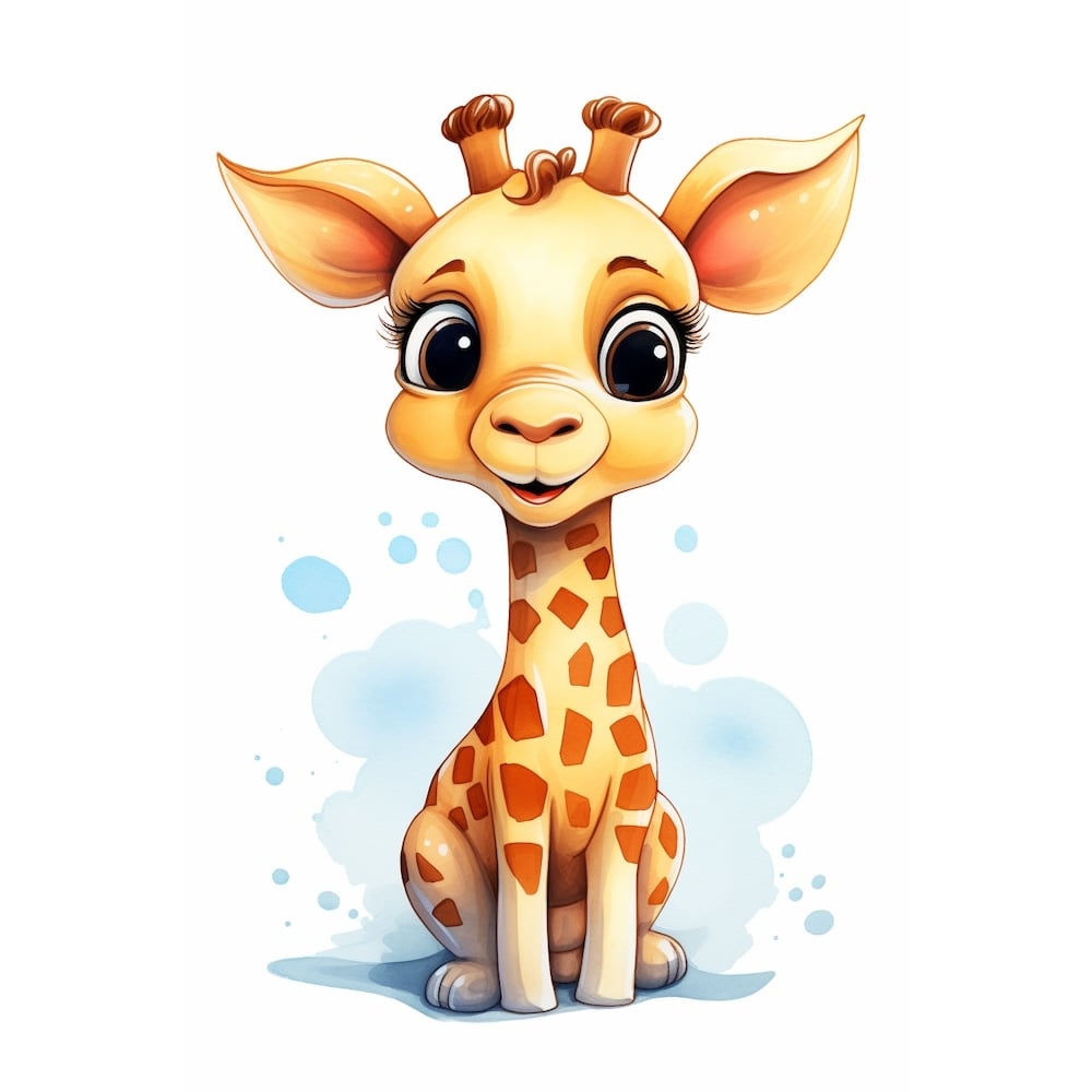 Giraffe Canvas for Baby