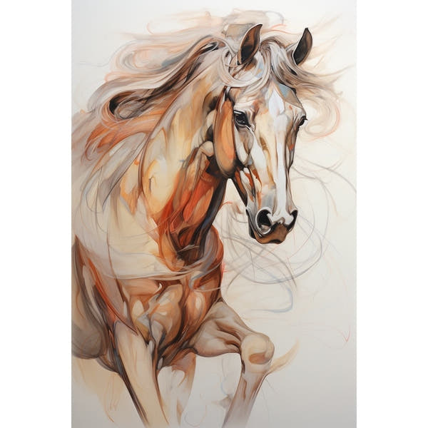 Horse Drawing Canvas