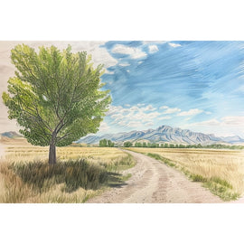 Acrylic Plein Air Landscape Canvas