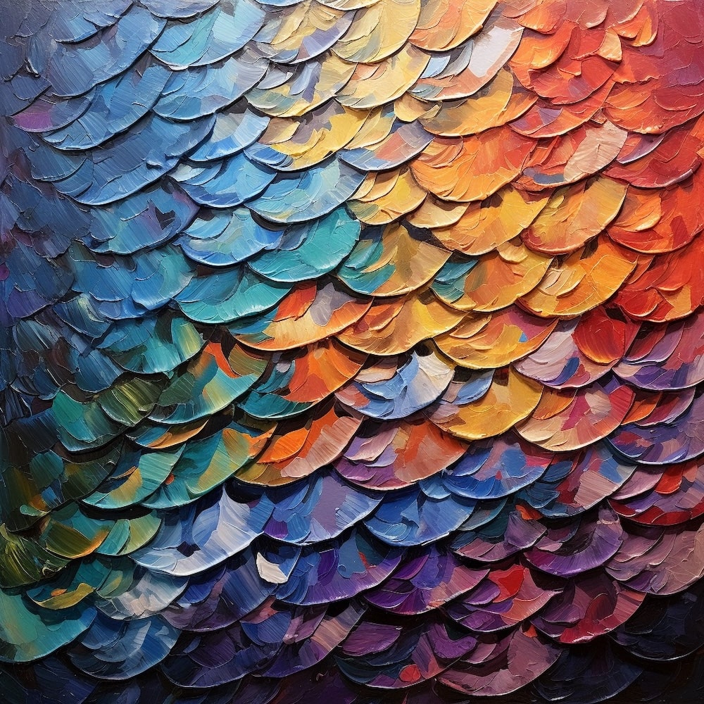 Fish Scale Canvas