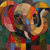 Thumbnail for Abstract Elephant Canvas
