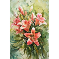 Thumbnail for Flower Watercolor Canvas