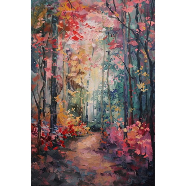 Forest Abstract Canvas