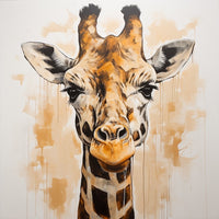 Thumbnail for Curious Giraffe Painting