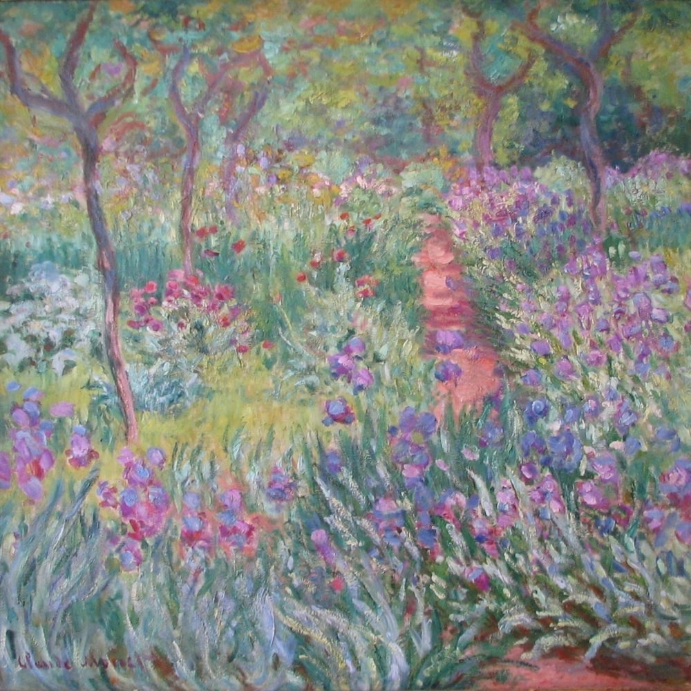 Giverny Garden Canvas Monet
