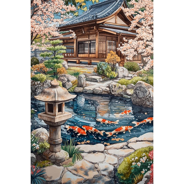 Japanese Garden Canvas