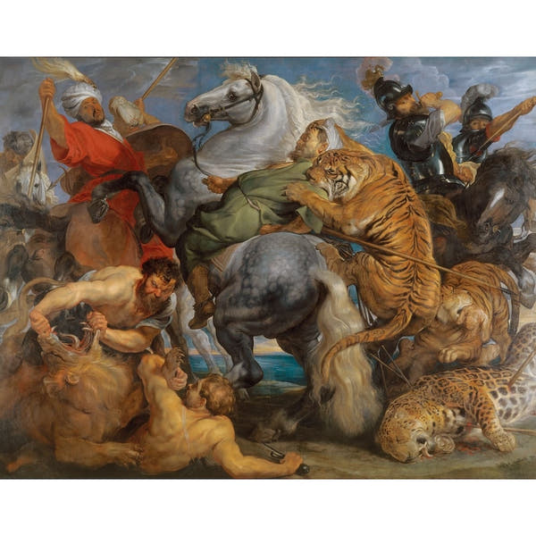 The Tiger Hunt Canvas