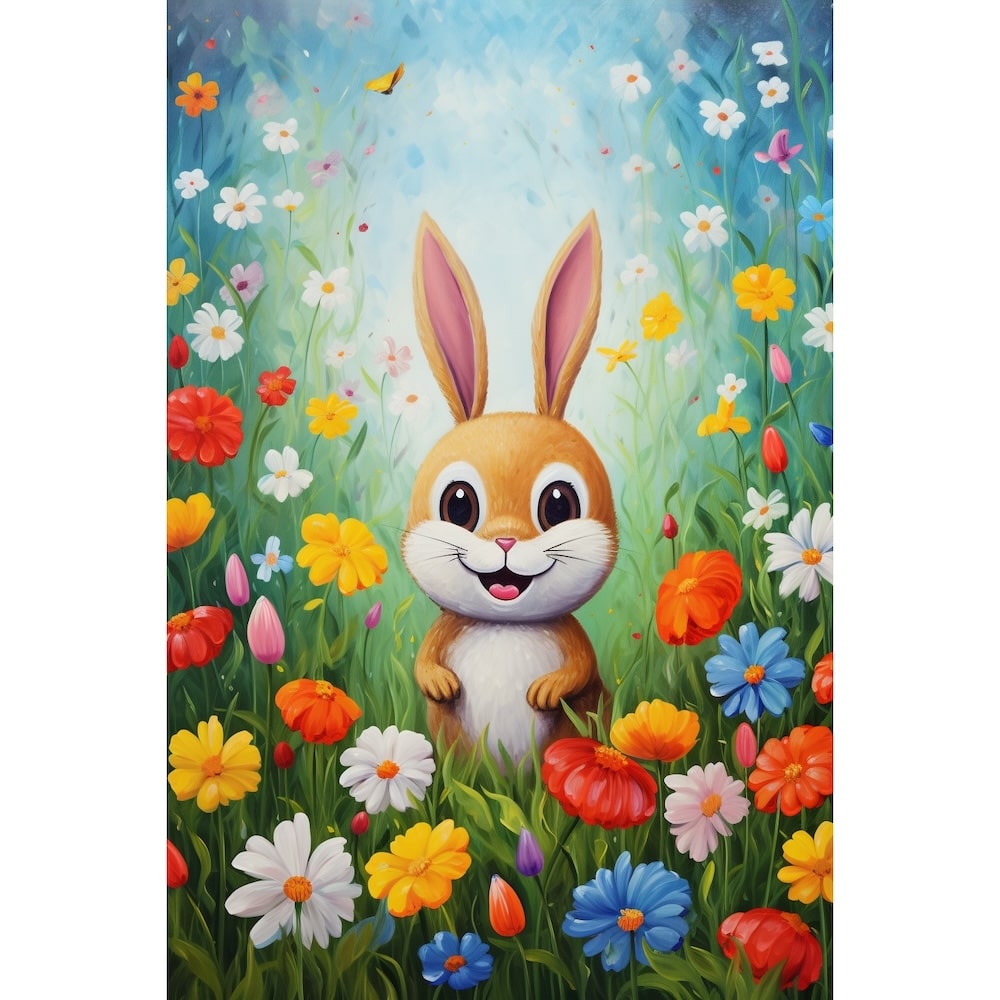 Bunny Canvas for Nursery