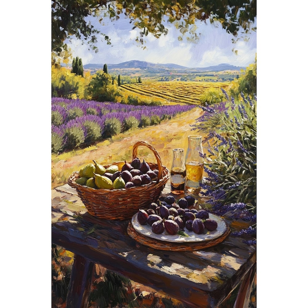 Warm Color Landscape Canvas