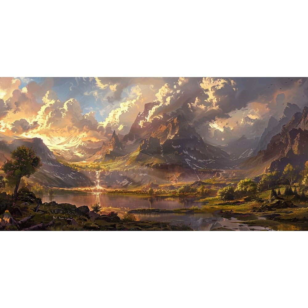 Panoramic Landscape Canvas