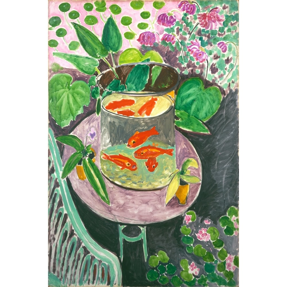 Goldfish in Bowl Canvas
