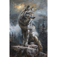 Thumbnail for Canvas of a Wolf