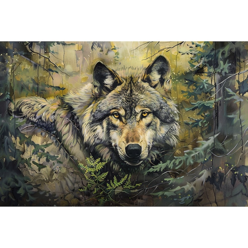 Wolf Art Canvas
