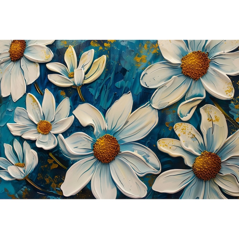 Acrylic Daisy Canvas