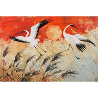Thumbnail for Japanese Canvas of Birds