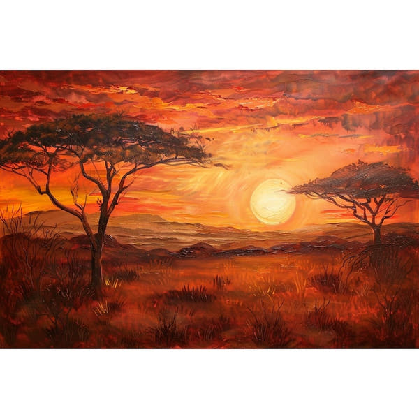 Canvas of African Sunset