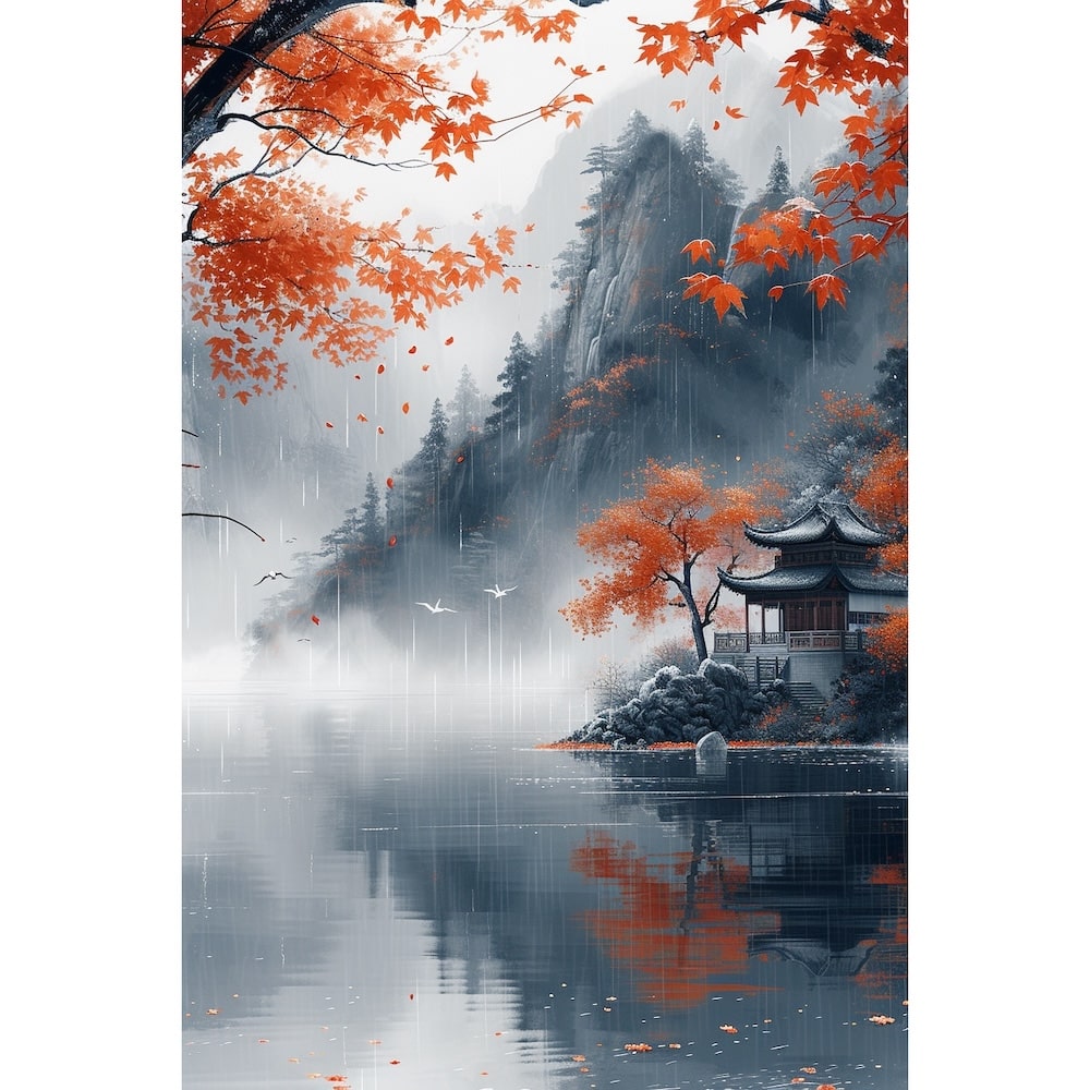 Chinese Landscape Canvas