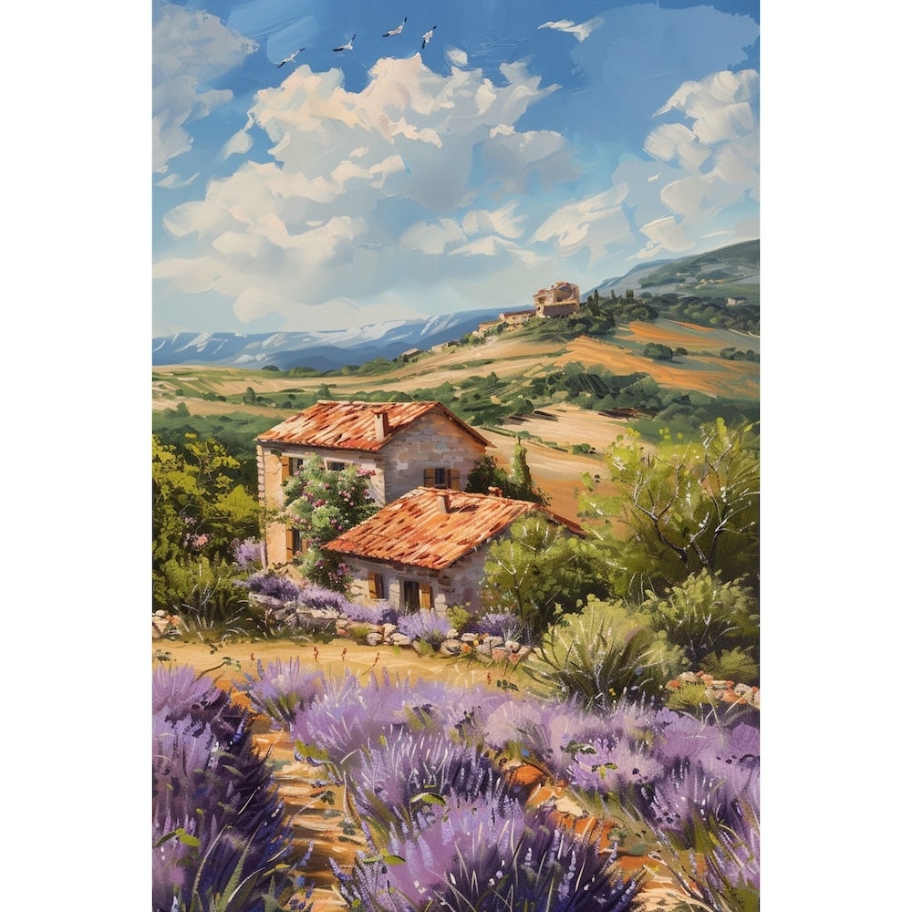 Contemporary Acrylic Landscape Canvas 