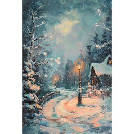 White Scenery Canvas