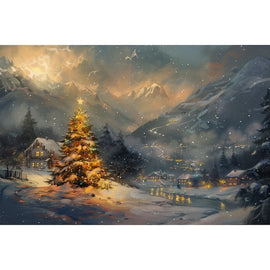 Christmas Landscape Canvas
