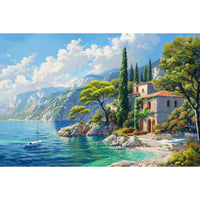 Thumbnail for Oil Canvas on Canvas Landscape