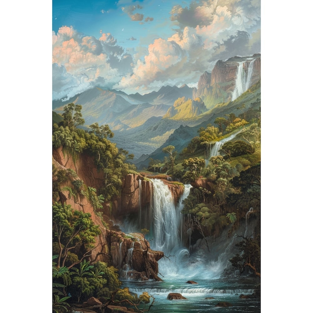 Natural Scenery Painting Canvas