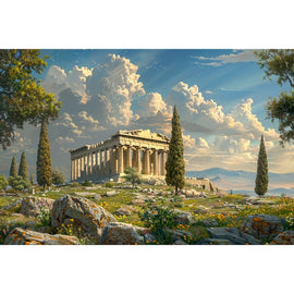 Canvas of Greek Landscape