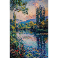 Thumbnail for Acrylic Impressionist Landscape Canvas