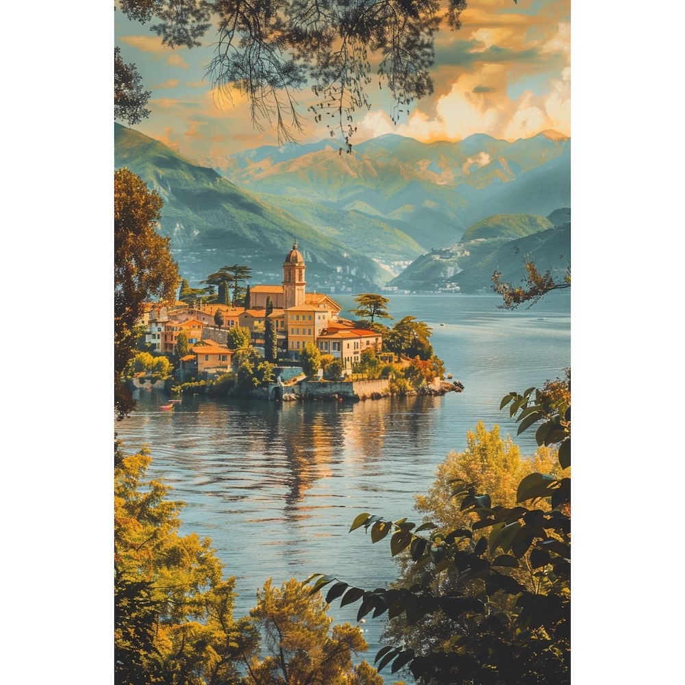 Italian Landscape Canvas