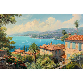 Mediterranean Landscape Canvas