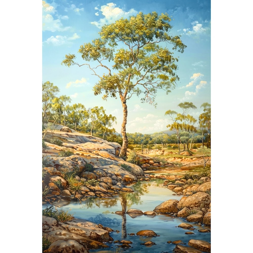 Landscape Canvas in Oil