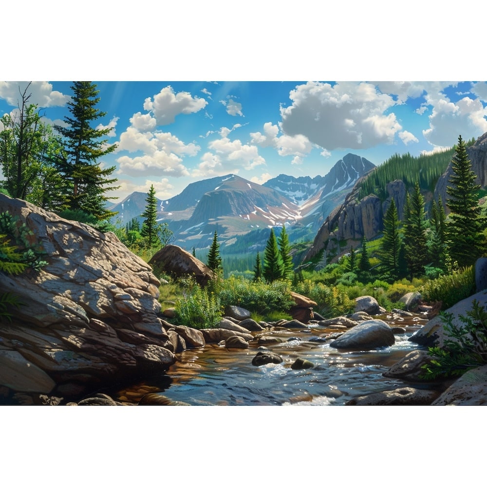 American Landscape Oil Canvas