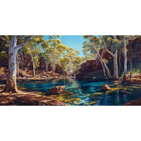 Thumbnail for Contemporary Australian Landscape Canvas 