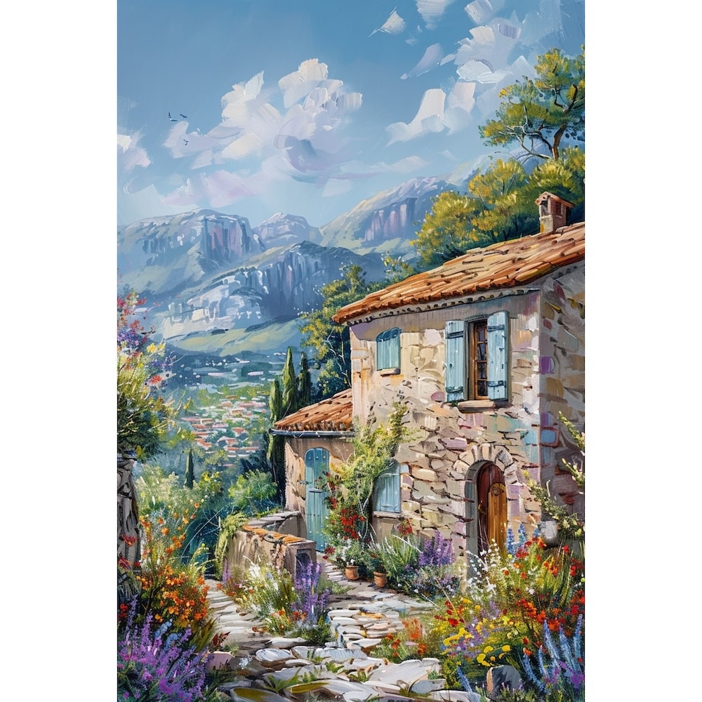 Canvas of Provence Landscape