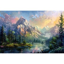 River Landscape Canvas
