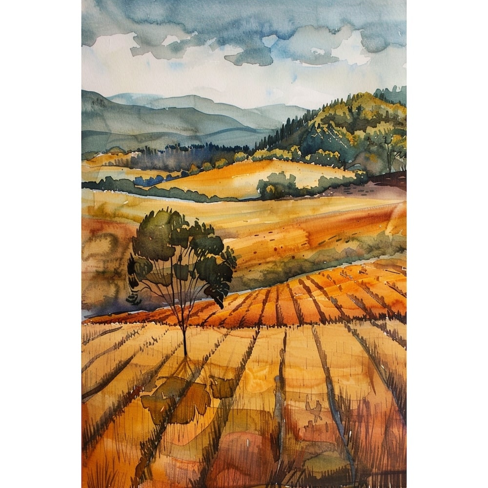 Rural Landscape Canvas