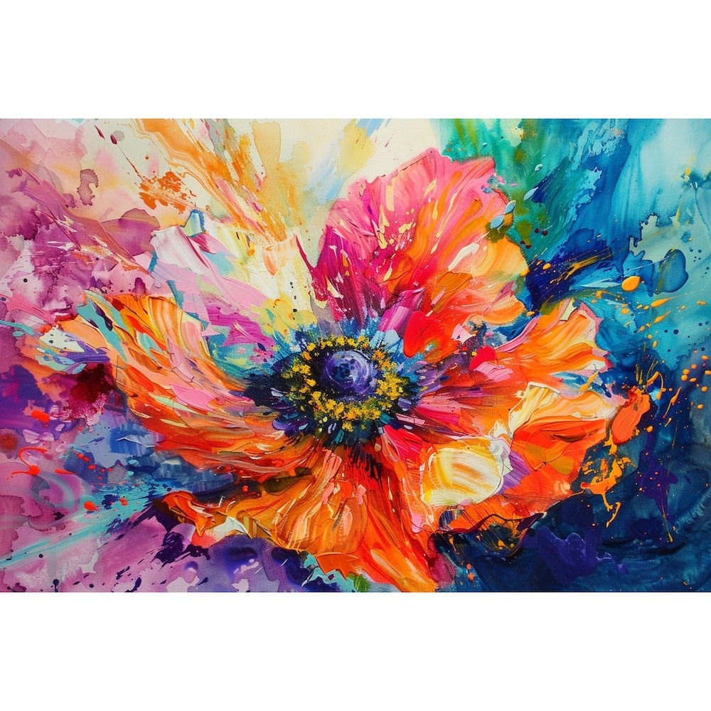 Flower Abstract Canvas