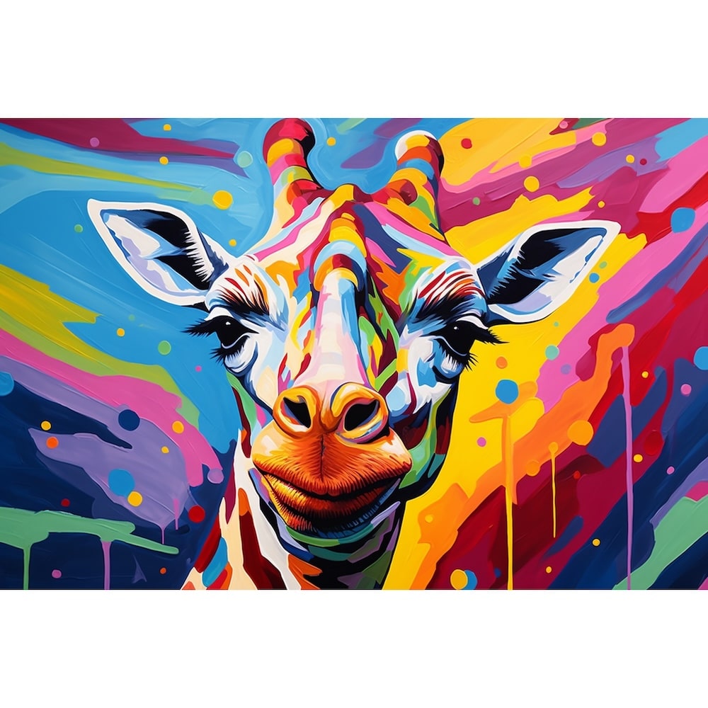 Giraffe Canvas Artist