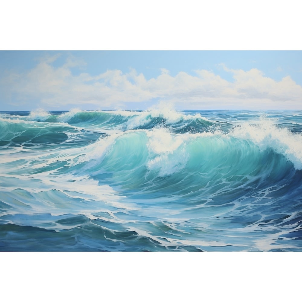 Oil Canvas of the Sea